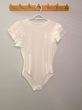 SHEIN Curve 1XL Light Pink Ribbed Bodysuit